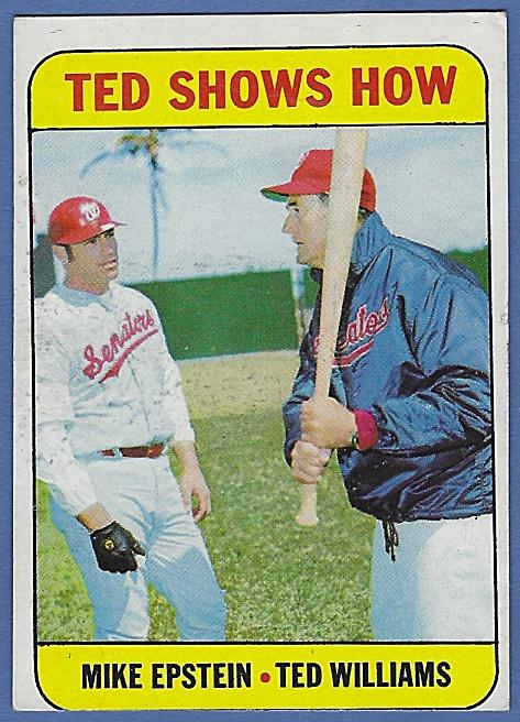 1969 Topps #539 Ted Williams Ted Shows How
