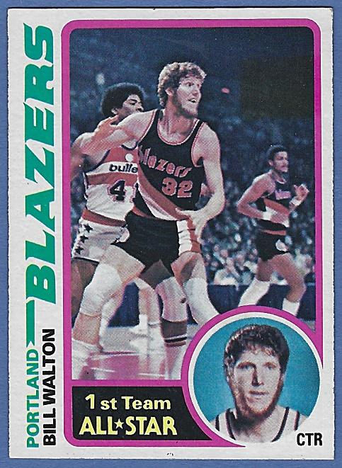 1978-79 Topps #1 Bill Walton Portland Trailblazers