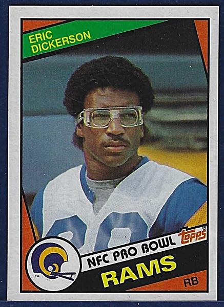 1984 Topps #280 Eric Dickerson RC Los Angeles Rams