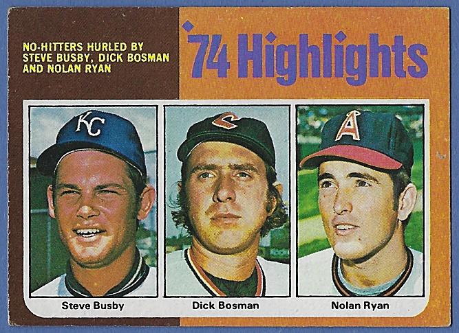 1975 Topps #7 Nolan Ryan HL California Angels