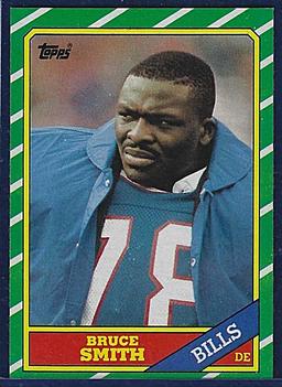 1986 Topps #389 Bruce Smith RC Buffalo Bills