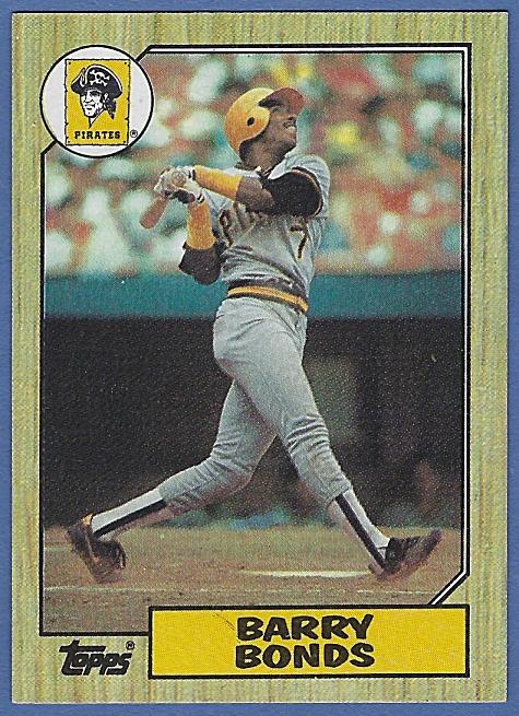 High Grade 1987 Topps #320 Barry Bonds RC Pittsburgh Pirates