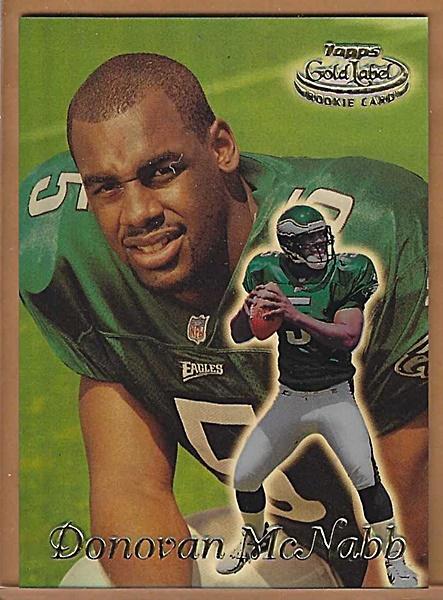 1999 Topps Gold Label #75 Donovan McNabb RC Philadelphia Eagles