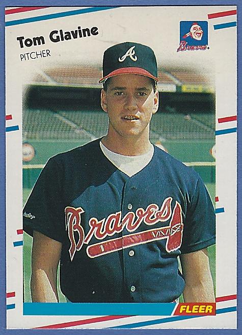 High grade 1988 Fleer #539 Tom Glavine RC Atlanta Braves