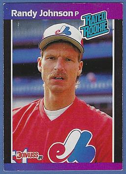 1989 Donruss #42 Randy Johnson RC Montreal Expos