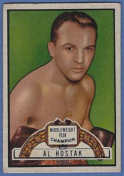 1951 Topps Ringside #92 Al Hostak Middleweight Champion