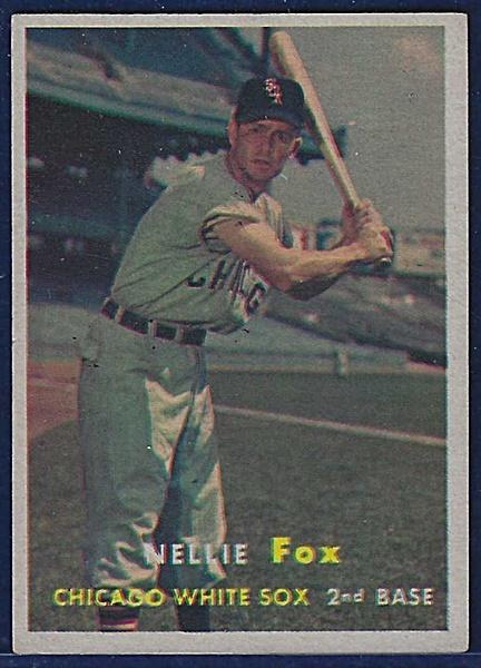 1957 Topps #38 Nellie Fox Chicago White Sox