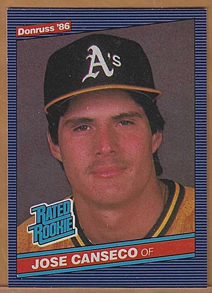 1986 Donruss #39 Jose Canseco RC Oakland Athletics