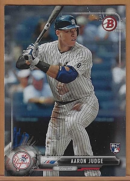 Sharp 2016 Bowman #32 Aaron Judge RC New York Yankees