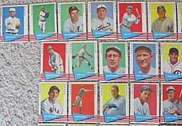 Nice Lot Of (43) 1961 Fleer Baseball Greats Crease Free