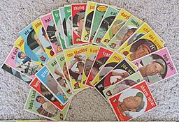 Lot Of (50) Different 1959 Topps Baseball Off-Grade