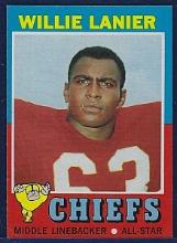 1971 Topps #114 Willie Lanier RC Kansas City Chiefs