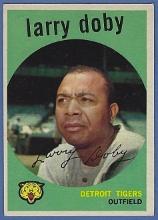 Nice 1959 Topps #455 Larry Doby Detroit Tigers