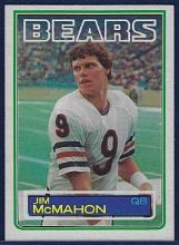 1983 Topps #33 Jim McMahon RC Chicago Bears