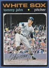 High Grade 1971 Topps #520 Tommy John Chicago White Sox
