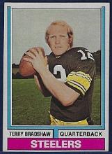 Nice 1974 Topps #470 Terry Bradshaw Pittsburgh Steelers