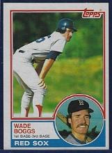 1983 Topps #498 Wade Boggs RC Boston Red Sox