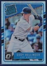2017 Donruss Optic Prizm Holo #65 Cody Bellinger RC Los Angeles Dodgers