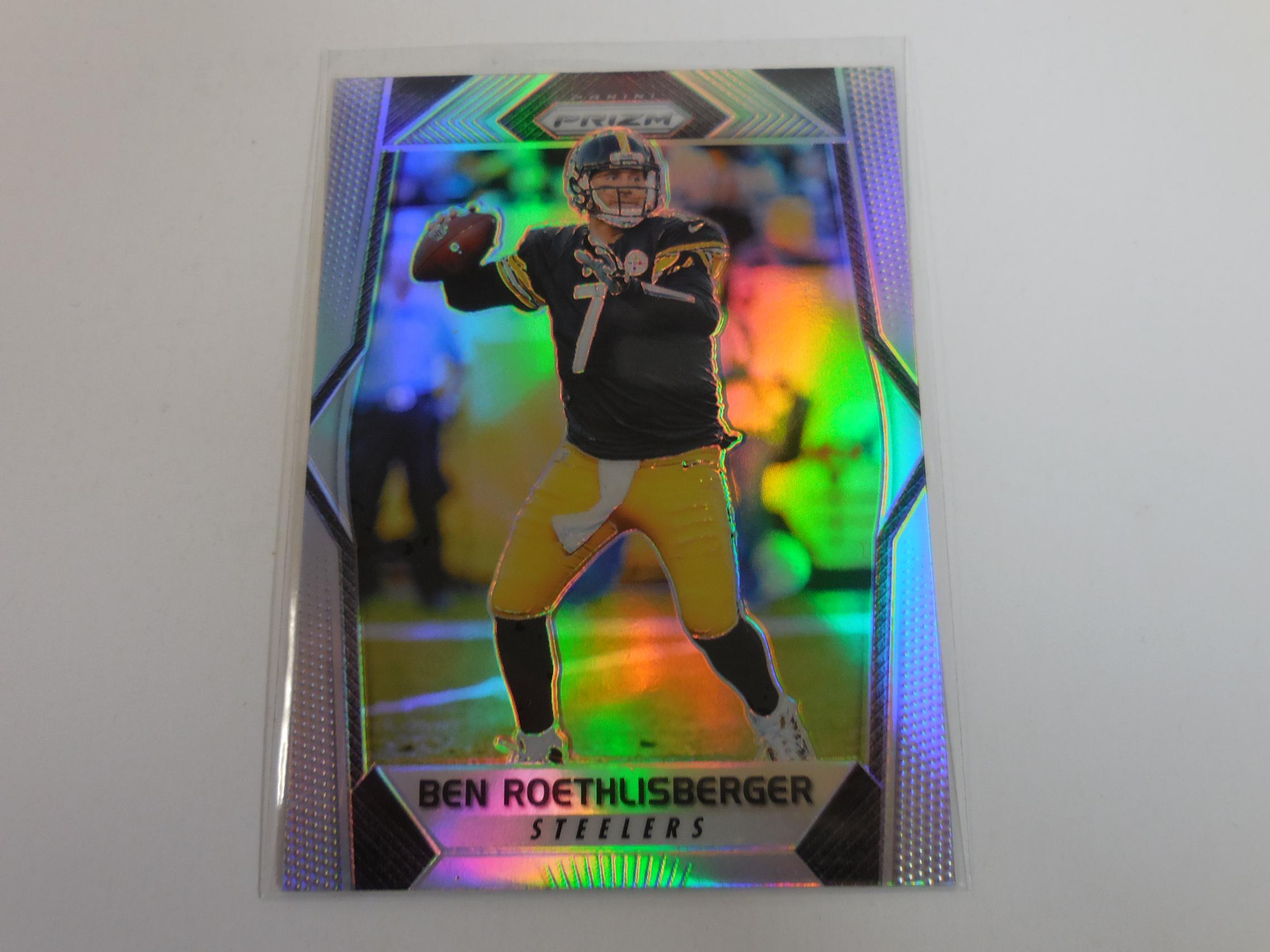 2017 PANINI PRIZM BEN ROETHLISBERGER SILVER PRIZM PITTSBURGH STEELERS