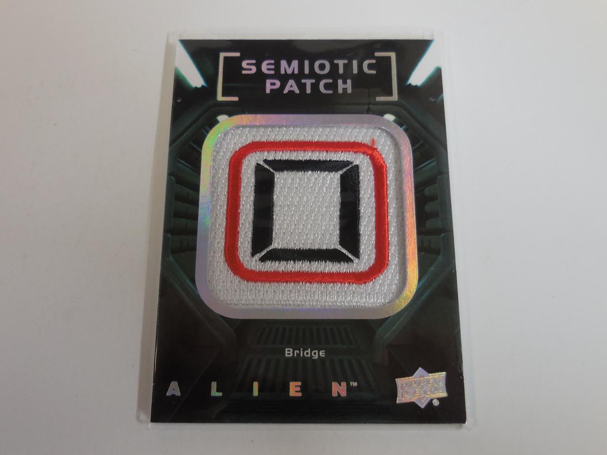 2017 UPPER DECK ALIEN SEMIOTIC PATCHES BRIDGE