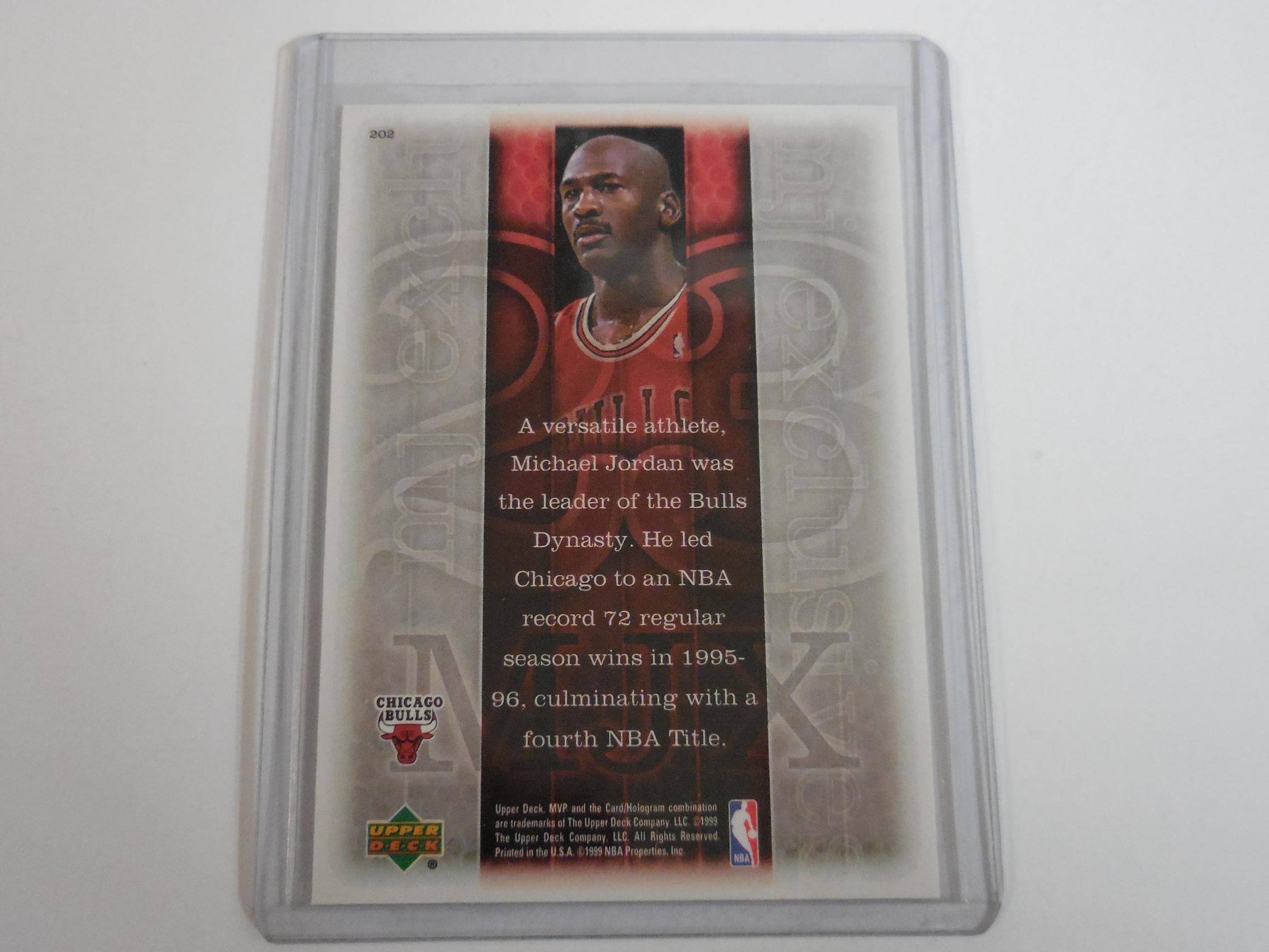 1999-00 UPPER DECK MVP MICHAEL JORDAN MJ EXCLUSIVES 202