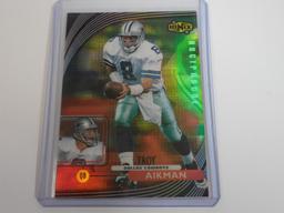 1999 UPPER DECK IONIX TROY AIKMAN RECIPROCAL REFRACTOR DALLAS COWBOYS