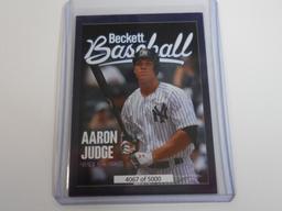 2017 BECKETT NSCC AARON JUDGE CODY BELLINGER ROOKIE CARD