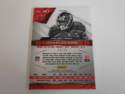 2014 PANINI SPECTRA CHARLES SIMS GOLD PRIZM ROOKIE CARD #D 24/25