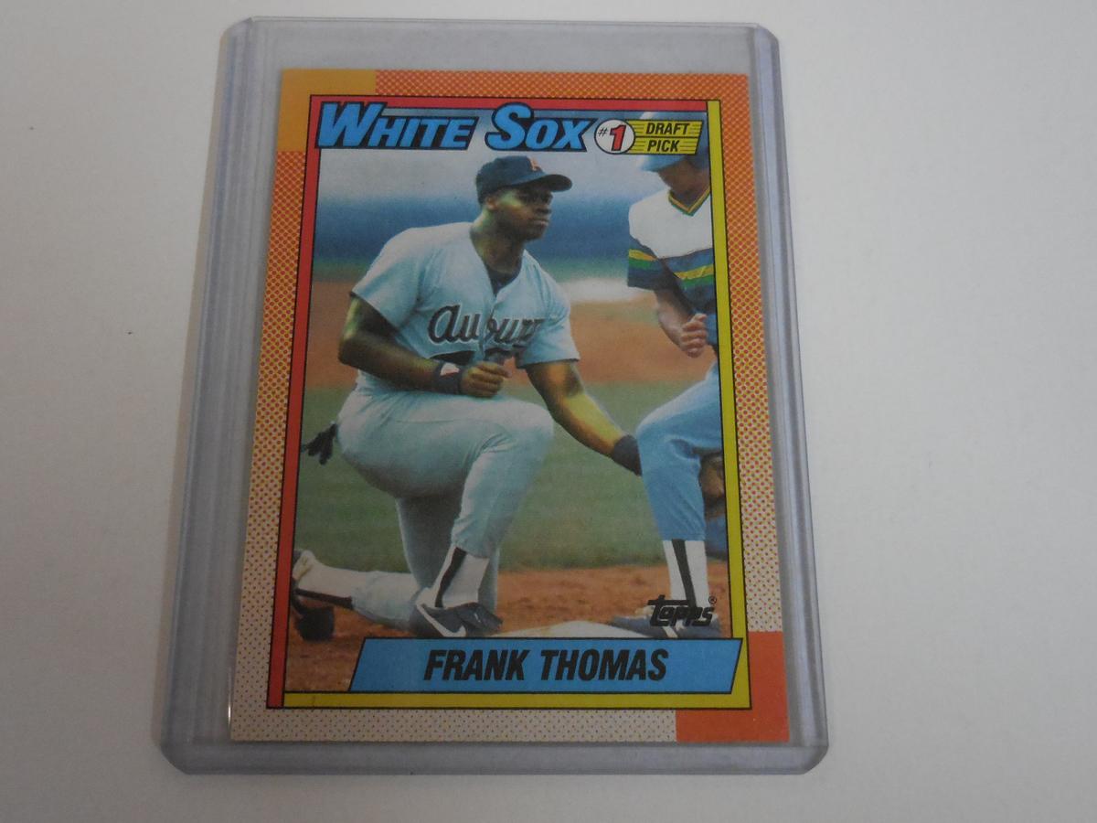 1990 TOPPS BASEBALL FRANK THOMAS ROOKIE CARD WHITE SOX HOF RC
