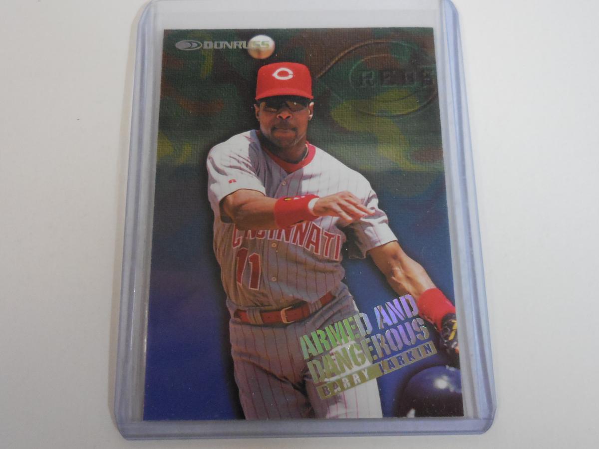 1996 DONRUSS BARRY LARKIN ARMED AND DANGEROUS #D 2209/5000 REDS