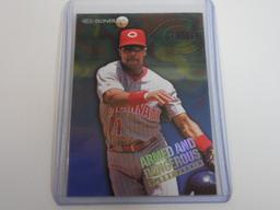 1996 DONRUSS BARRY LARKIN ARMED AND DANGEROUS #D 2209/5000 REDS