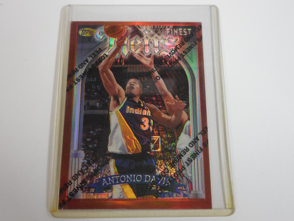 1996-97 TOPPS FINEST ANTONIO DAVIS REFRACTOR CARD PACERS