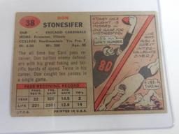 1957 TOPPS FOOTBALL #38 DON STONESIFER CHICAGO CARDINALS
