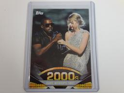 RARE 2011 TOPPS AMERICAN PIE TAYLOR SWIFT KANYE WEST ROOKIE CARD TOP DOLLAR CARD $$$