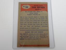 1955 BOWMAN FOOTBALL #56 JOHN HOFFMAN CHICAGO BEARS