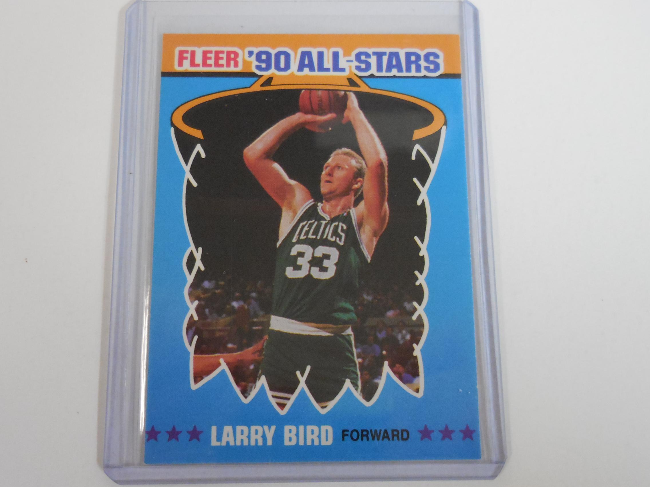 1990-91 FLEER BASKETBALL LARRY BIRD ALL STAR CARD CELTICS