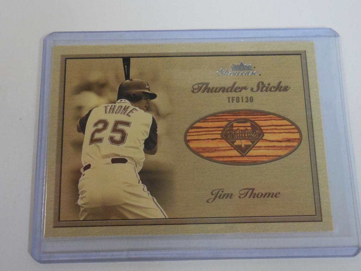 2003 FLEER SHOWCASE JIM THOME THUNDER STICKS PHILLIES