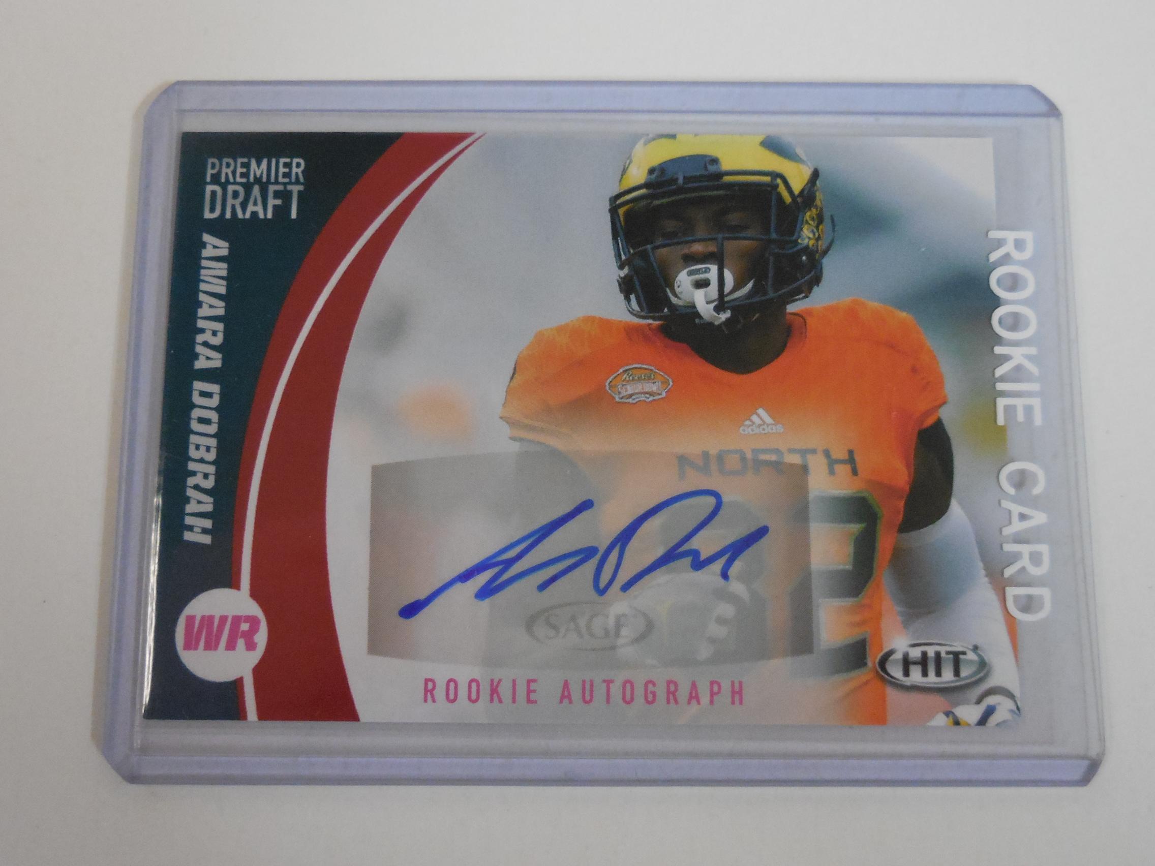 2017 SAGE HIT AMARA DARBOH AUTOGRAPHED ROOKIE CARD