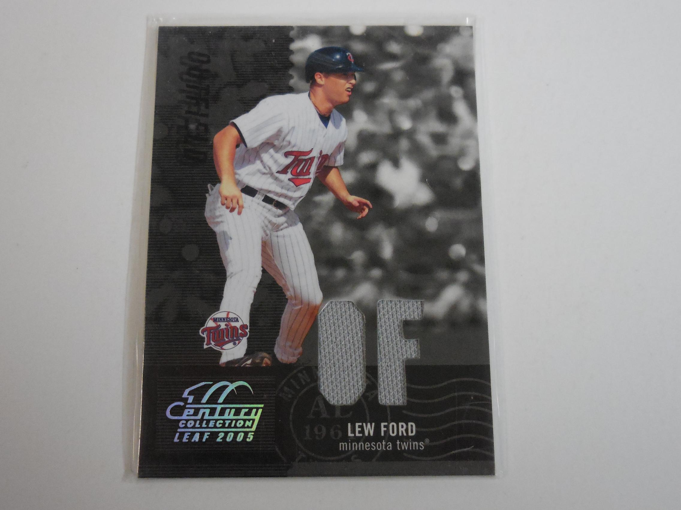 2005 LEAF CENTURY COLLECTION LEW FORD GAME USED JERSEY CARD