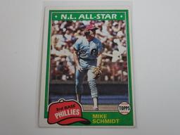 1981 TOPPS BASEBALL #540 MIKE SCHMIDT ALL STAR PHILLIES