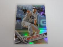 2017 TOPPS CHROME CLAYTON KERSHAW REFRACTOR CARD DODGERS