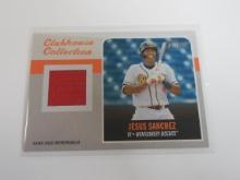 2019 TOPPS HERITAGE MINOR LEAGUES JESUS SANCHEZ GAME USED JERSEY CARD