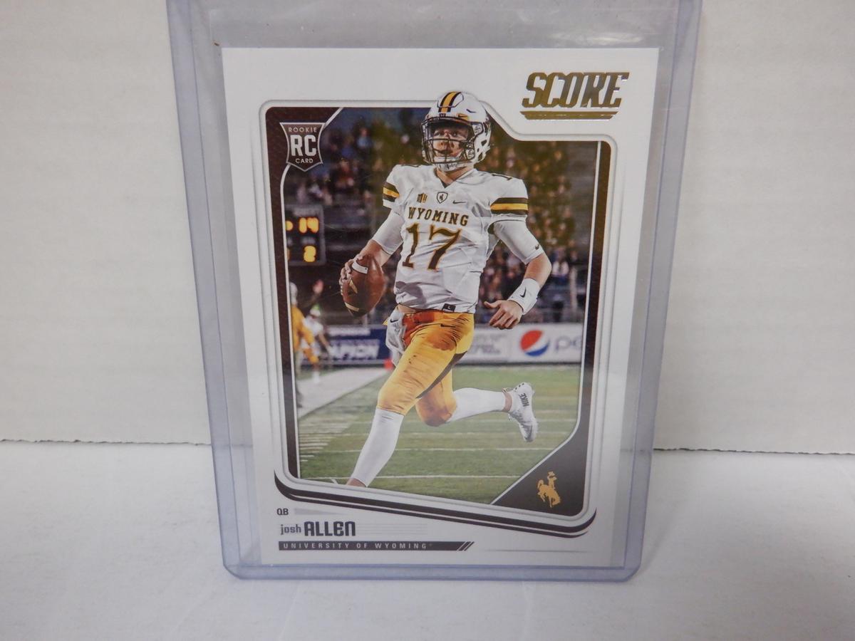 2018 PANINI SCORE #350 JOSH ALLEN RC