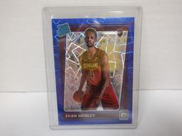 2021-22 PANINI DONRUSS OPTIC #175 EVAN MOBLEY RR BLUE PRIZM