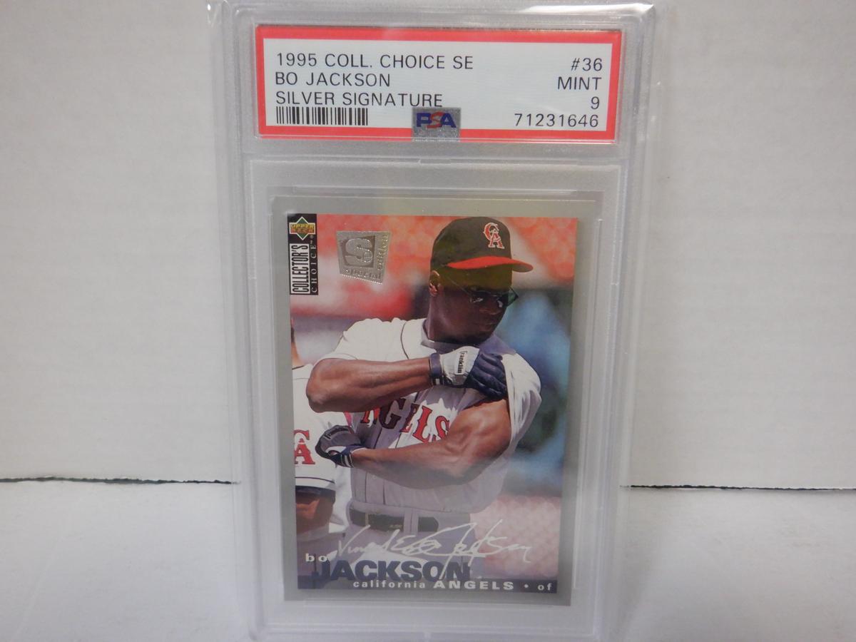 1995 UPPER DECK COLL. SE #36 BO JACKSON PSA 9 SILVER SIGNATURE