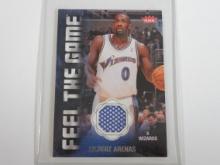 2008-09 FLEER GILBERT ARENAS GAME USED JERSEY CARD WASHINGTON WIZARDS