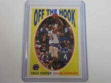 2000-01 TOPPS HERITAGE VINCE CARTER OFF THE HOOK TORONTO RAPTORS