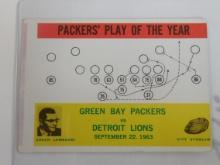 1964 PHILADELPHIA FOOTBALL #84 GREEN BAY PACKERS PLAY OF THE YEAR VINTAGE