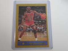 RARE 1990-91 STAR MICHAEL JORDAN CHICAGO BULLS GOLD BORDER SP