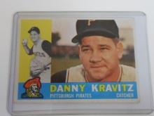 1960 TOPPS BASEBALL #238 DANNY KRAVITZ PITTSBURGH PIRATES